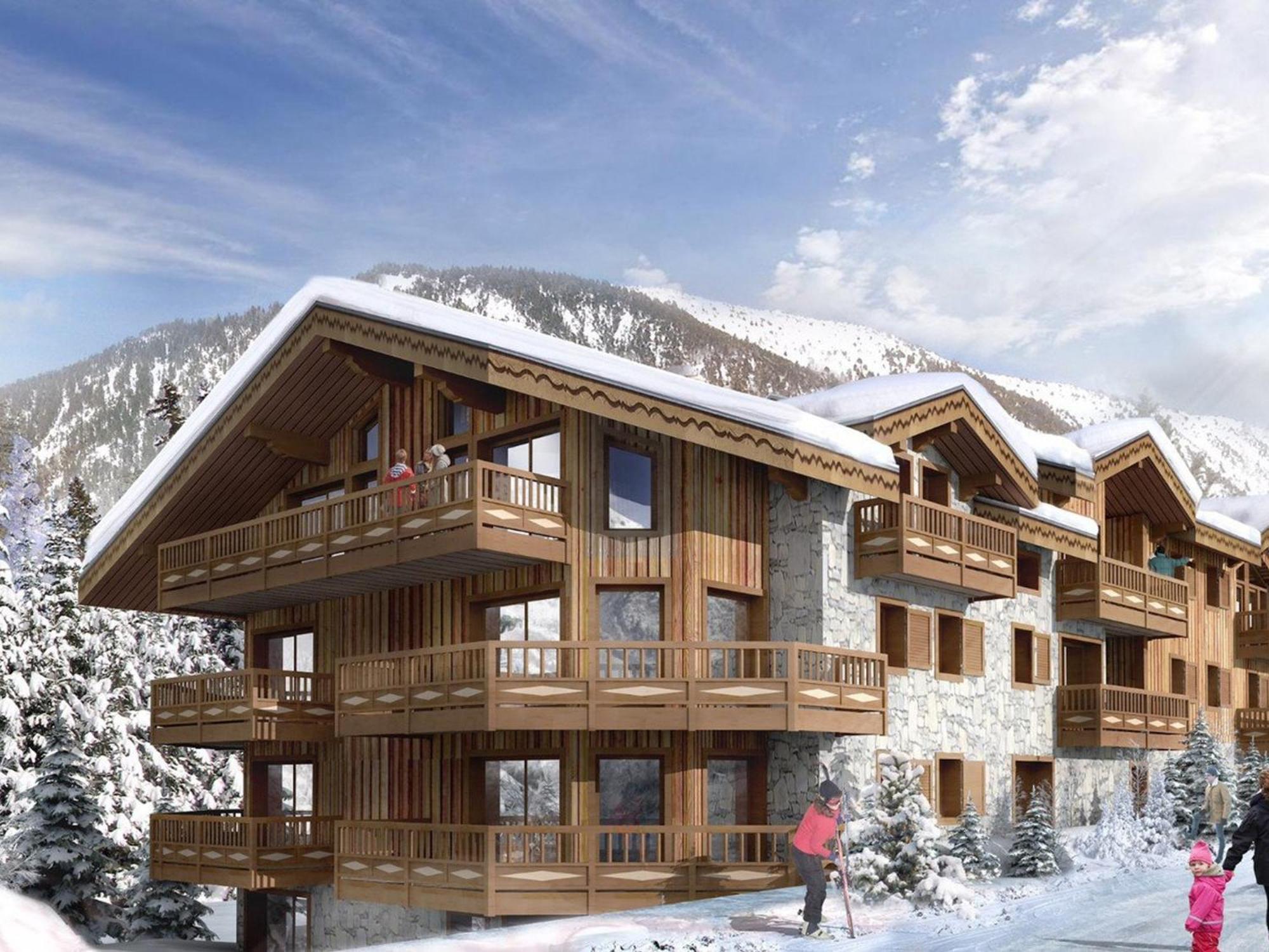 Famillial T4 A Courchevel Moriond, 8 Pers, A 100 M Des Pistes Avec Parking, Terrasse Et Wifi - Fr-1-563-45 Apartment Exterior photo