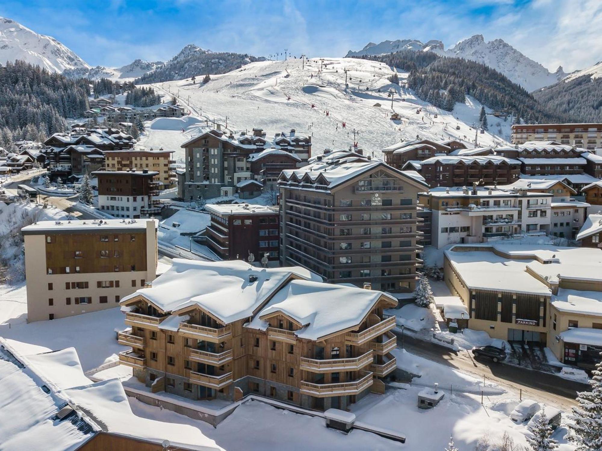 Famillial T4 A Courchevel Moriond, 8 Pers, A 100 M Des Pistes Avec Parking, Terrasse Et Wifi - Fr-1-563-45 Apartment Exterior photo